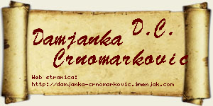 Damjanka Crnomarković vizit kartica